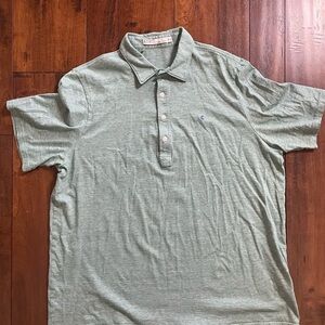 Criquet XL Green Polo Shirt short sleeve XL golf stretch performance